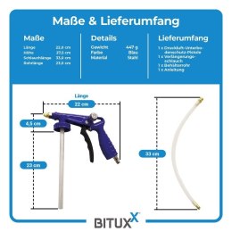 Pneumatyczny pistolet do konserwacji podwozia BITUXX