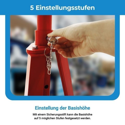 Podstawki Samochodowe BITUXX 2T - Regulowane Podpory Kobyłki Stalowe pod Auto (2 szt.)