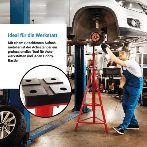 Podstawki Samochodowe BITUXX 2T - Regulowane Podpory Kobyłki Stalowe pod Auto (2 szt.)