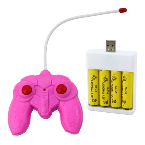 Samochód Autko Kabriolet Zdalnie Sterowany RC Dla Lalek Różowy