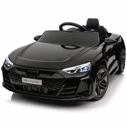 AUDI E-Tron GT Czarny Auto na akumulator EVA Skóra pilot