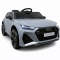 AUDI RS6 GT SZARY Auto na akumulator EVA Skóra pilot