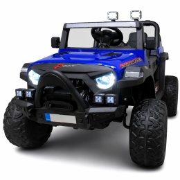 AUTO X16 R-SPORT NIEBIESKI Auto na akumulator EVA SKÓRA Pilot Akumulator litowo-jonowy