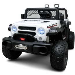 AUTO X17 R-SPORT BIAŁY Auto na akumulator EVA SKÓRA Pilot Akumulator litowo-jonowy