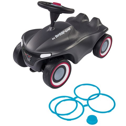 BIG Jeżdzik Bobby Car Neo Anthrazit + kolorowe dodatki