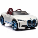 BMW i4 Biały Auto na akumulator EVA Skóra pilot