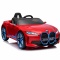 BMW i4 Czerwony Auto na akumulator EVA Skóra pilot