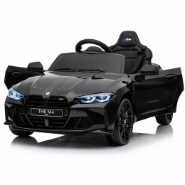 BMW m4 Czarny Auto na akumulator EVA Skóra pilot