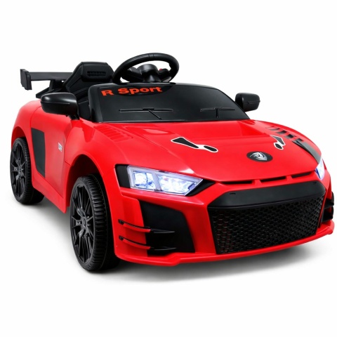 Cabrio A1 czerwony, autko na akumulator, funkcja bujania, PILOT