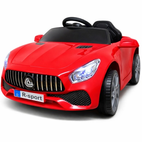 Cabrio B3 CZERWONY Autko na akumulator - Światła, Dźwięki, MP3, USB