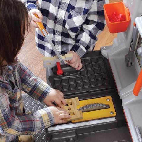 Duży Warsztat dla Dzieci Kącik majsterkowicza Światlo + 45 Akcesoria STEP2