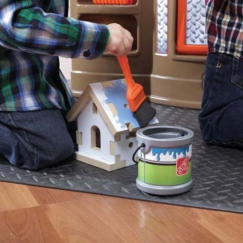 Duży Warsztat dla Dzieci Kącik majsterkowicza Światlo + 45 Akcesoria STEP2