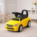 Jeździk Autko dla Dziecka J2 ŻÓŁTY - chodzik, muzyka, klakson, światła