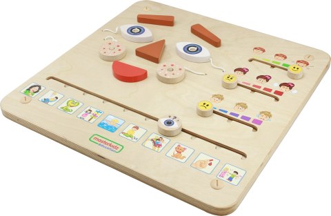 MASTERKIDZ Tablica Edukacyjna Jak Się Czujesz? Nauka Emocji