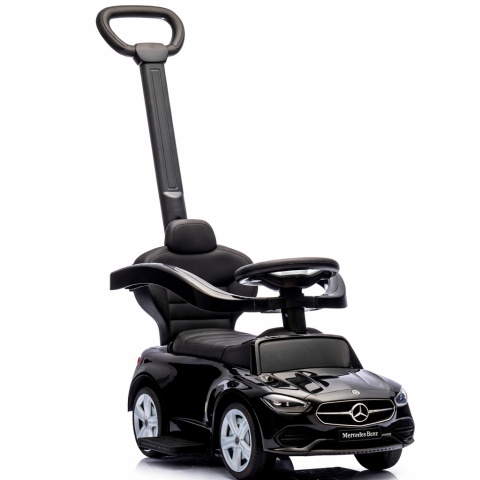 Pchacz Mercedes AMG c63 CZARNY Jeździk, muzyka