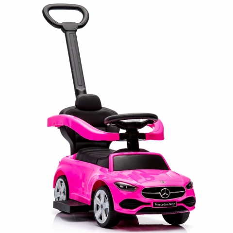 Pchacz Mercedes AMG c63 RÓŻOWY Jeździk, muzyka