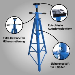 Podstawka Samochodowa BITUXX 2T - Regulowana Podpora Kobyłka Stalowa pod Auto