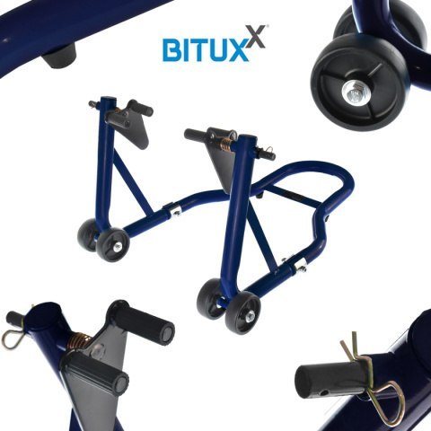 Stojak Podnośnik do motocykla/motoru uchwyt gumowy Przednie koło 250kg