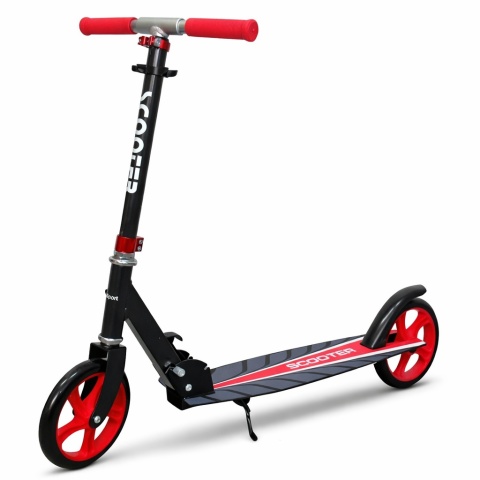 Duża Hulajnoga H4 Czerwona Składana R-Sport koła 200 mm do 100 kg