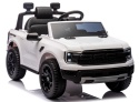 FORD RANGER Raptor BIAŁY Auto na akumulator EVA Skóra pilot AKUMULATOR LION
