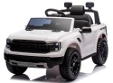 FORD RANGER Raptor BIAŁY Auto na akumulator EVA Skóra pilot AKUMULATOR LION