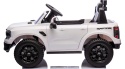 FORD RANGER Raptor BIAŁY Auto na akumulator EVA Skóra pilot AKUMULATOR LION