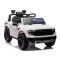 FORD RANGER Raptor BIAŁY Auto na akumulator EVA Skóra pilot AKUMULATOR LION