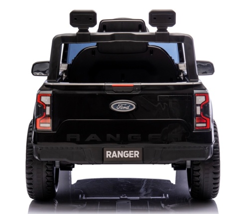 FORD RANGER Raptor CZARNY Auto na akumulator EVA Skóra pilot AKUMULATOR LION