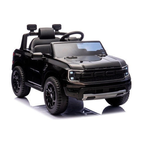 FORD RANGER Raptor CZARNY Auto na akumulator EVA Skóra pilot AKUMULATOR LION
