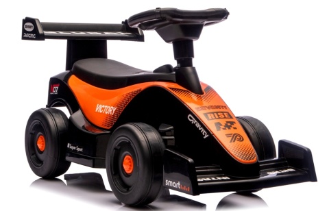 Jeździk dla dzieci J6 POMARAŃCZOWY sportowa WYŚCIGÓWKA Victory