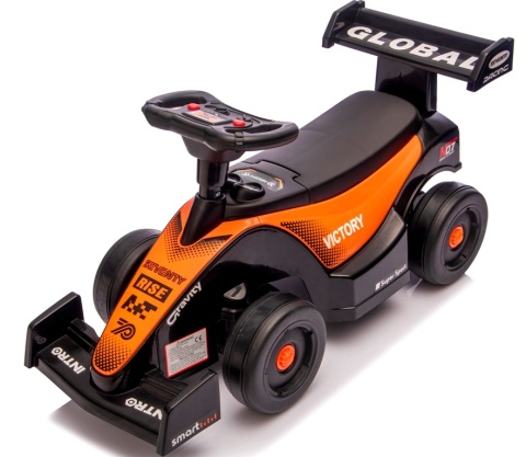 Jeździk dla dzieci J6 POMARAŃCZOWY sportowa WYŚCIGÓWKA Victory