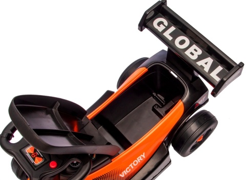 Jeździk dla dzieci J6 POMARAŃCZOWY sportowa WYŚCIGÓWKA Victory