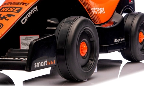 Jeździk dla dzieci J6 POMARAŃCZOWY sportowa WYŚCIGÓWKA Victory