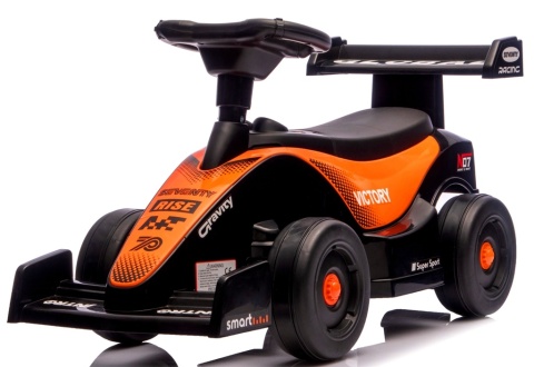 Jeździk dla dzieci J6 POMARAŃCZOWY sportowa WYŚCIGÓWKA Victory