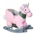 Koń Na Biegunach Jednorożec Jeździk 2w1 Bujak Dla Malucha Różowy