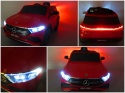 MERCEDES EQA CZERWONY Auto na akumulator PILOT SKÓRA EVA BUJAK