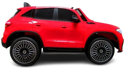 MERCEDES EQA CZERWONY Auto na akumulator PILOT SKÓRA EVA BUJAK