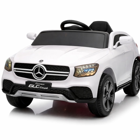 Mercedes GLC COUPE Concept Auto na akumulator 4x4 BIAŁY, Światła, Dźwięki, Pilot, Koła EVA