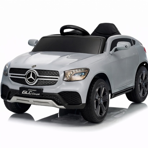 Mercedes GLC COUPE Concept Auto na akumulator 4x4 SREBRNY, Światła, Dźwięki, Pilot, Koła EVA