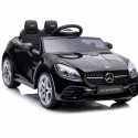 Mercedes SLC 300 CZARNY Autko na akumulator Piankowe Koła Eva, miękki fotelik, Pilot