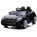 Mercedes SLC 300 CZARNY Autko na akumulator Piankowe Koła Eva, miękki fotelik, Pilot