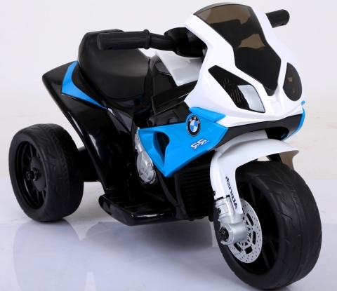 Motorek na akumulator dla dzieci BMW S1000rr NIEBIESKI, muzyka, światełka