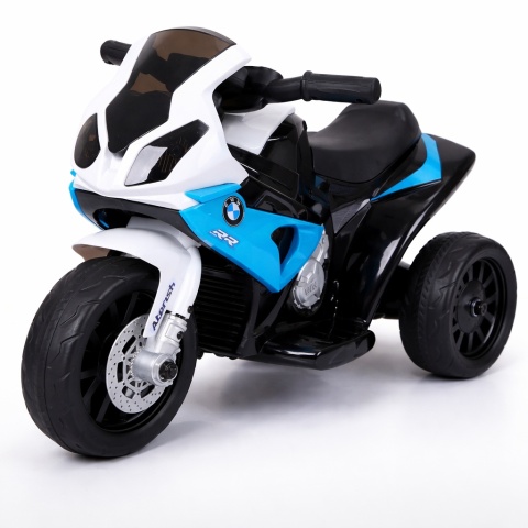 Motorek na akumulator dla dzieci BMW S1000rr NIEBIESKI, muzyka, światełka