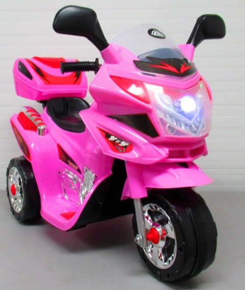 Motorek M6 RÓŻOWY, motorek na akumulator