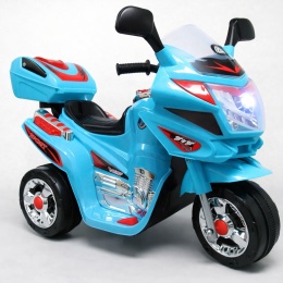 Motorek M6 niebieski, motorek na akumulator