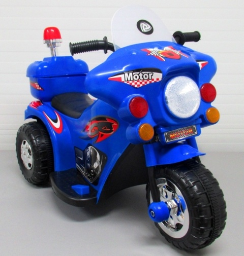 Motorek M7 niebieski, motorek na akumulator