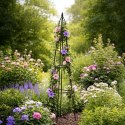 Pergola podpora LUARO ogrodowa na kwiaty stojak na róże pnące piramida metalowa