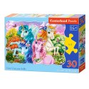 Puzzle 30-elementów Cute Unicorns Selfie B-03822-1