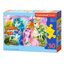 Puzzle 30-elementów Cute Unicorns Selfie B-03822-1