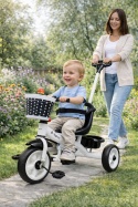 Rowerek Trójkołowy T8 biały z rączką Koła EVA Pchacz